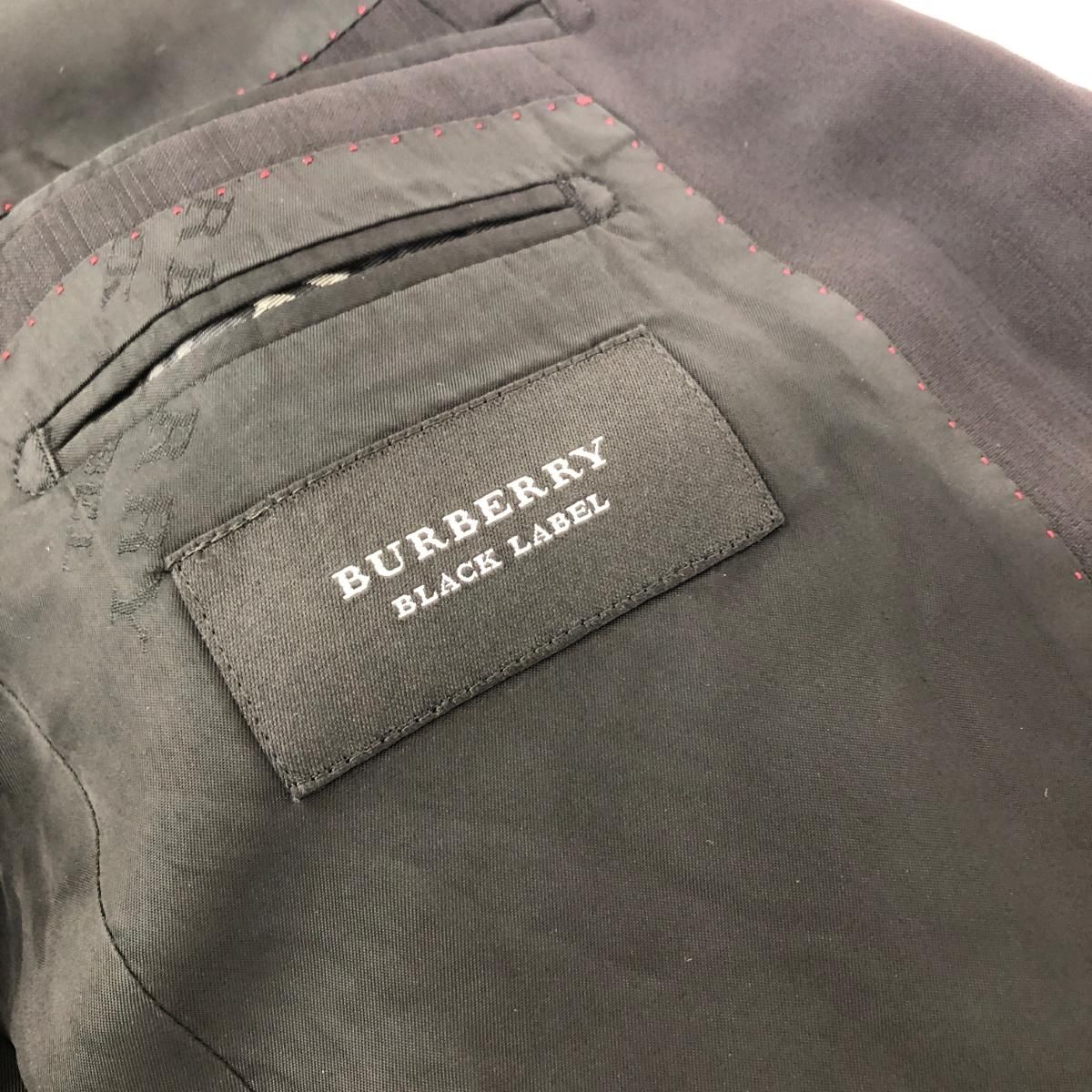 BURBERRY BLACK LABEL バーバリーブラックレーベル テーラードジャケット サイズ:36 2B/シングル/ウール    ブラック メンズ / 240001169299 BURBERRY BLACK LABEL バーバリーブラックレーベル テーラード