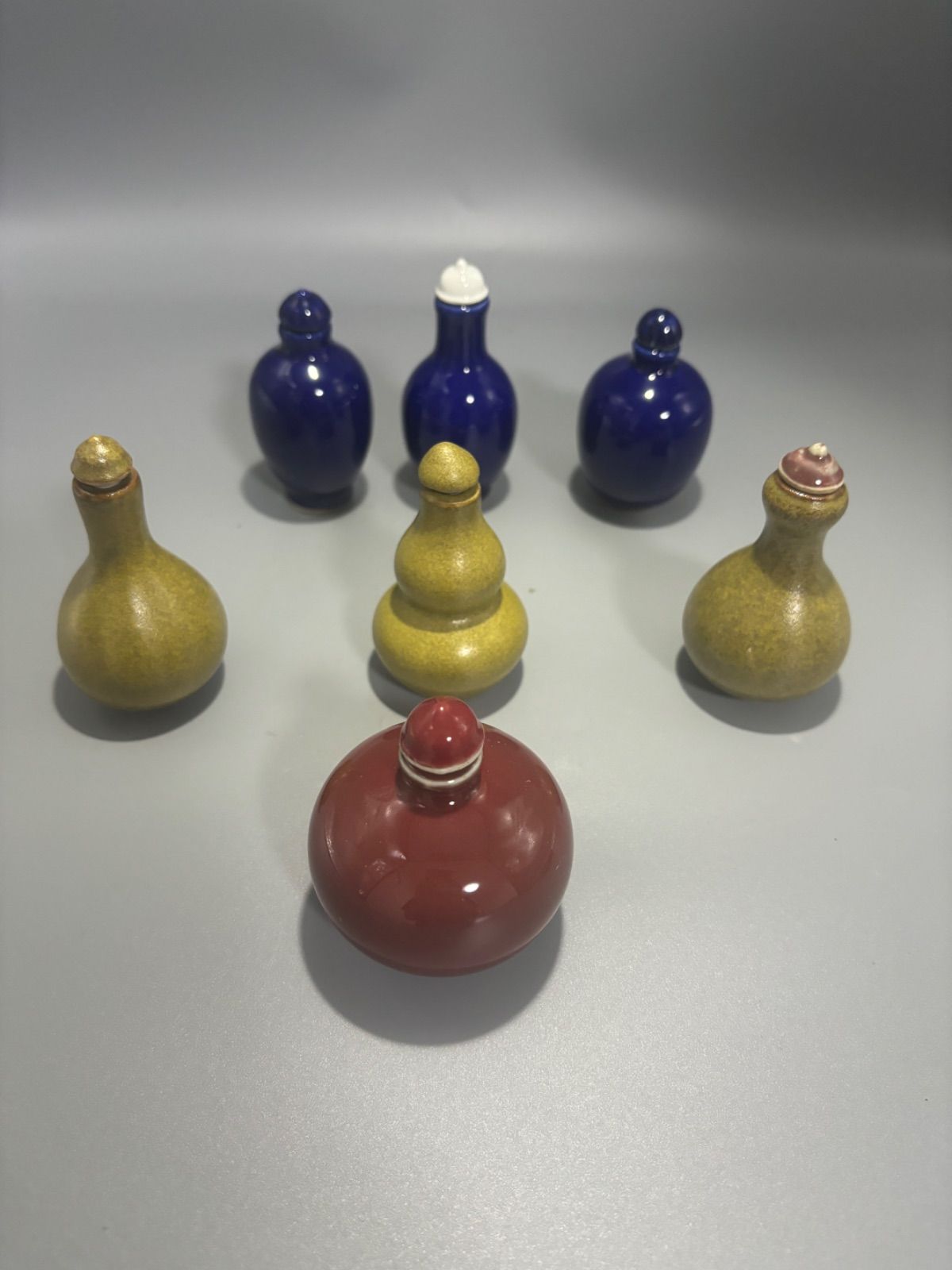 中国古美術 香水瓶 鼻煙壺 7個セット - メルカリ