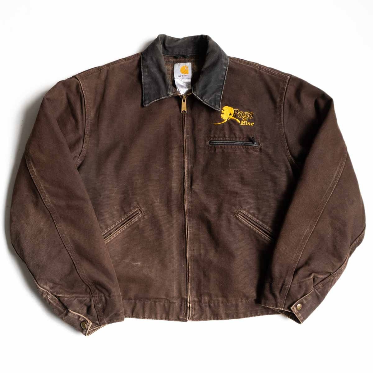 雰囲気抜群】Carhartt【DETROIT JACKET デトロイトジャケット】L J97