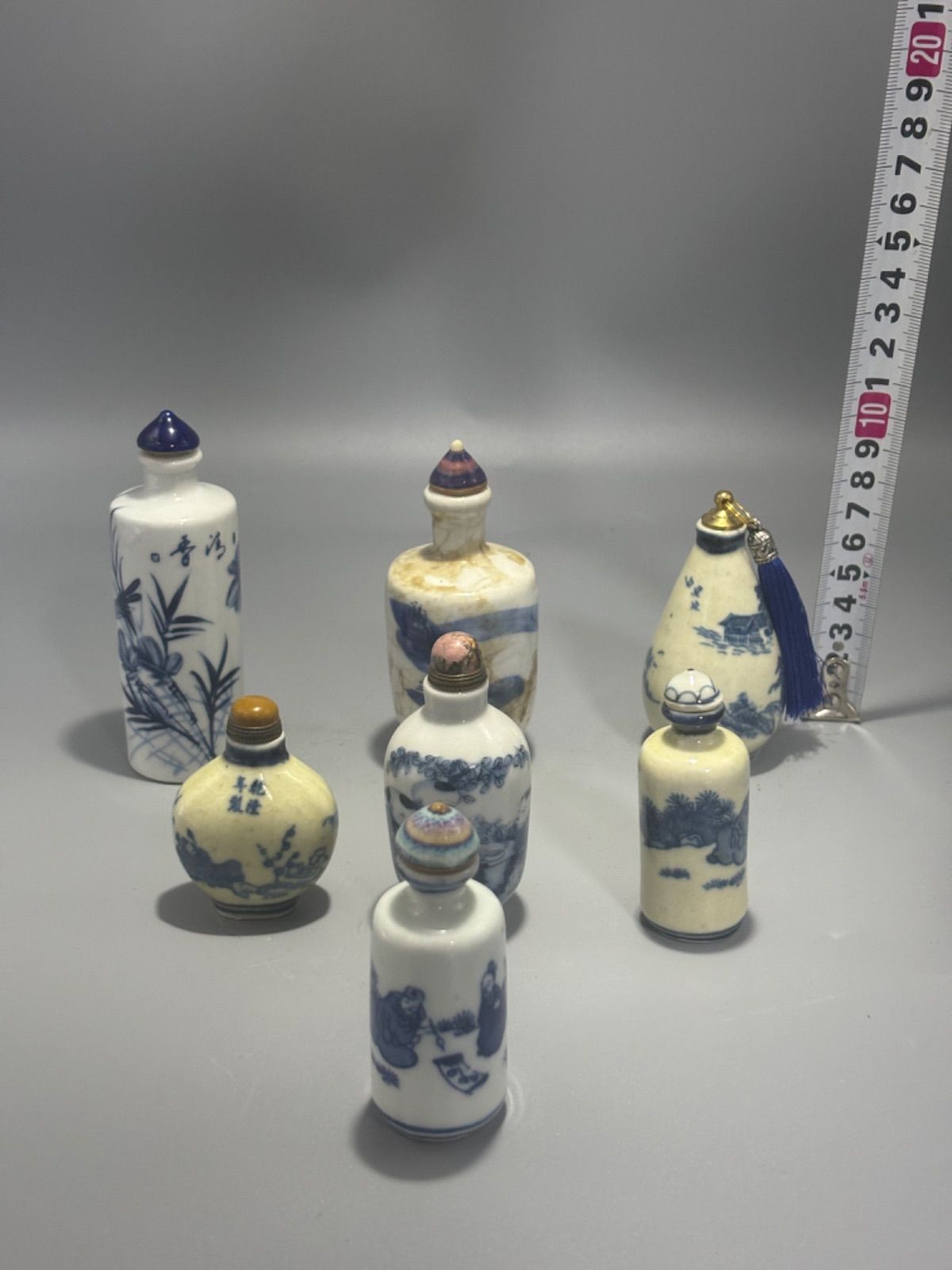 中国古美術 香水瓶 鼻煙壺 7個セット - メルカリ