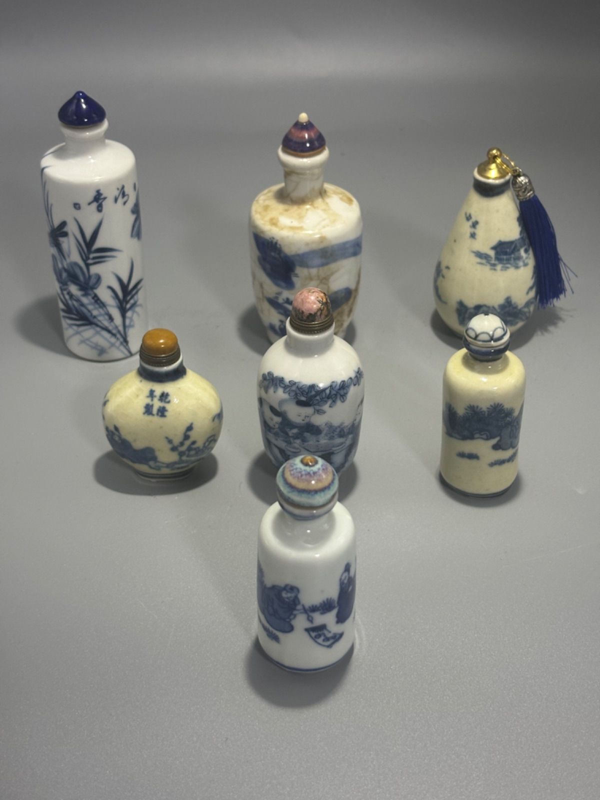 中国古美術 香水瓶 鼻煙壺 7個セット - メルカリ