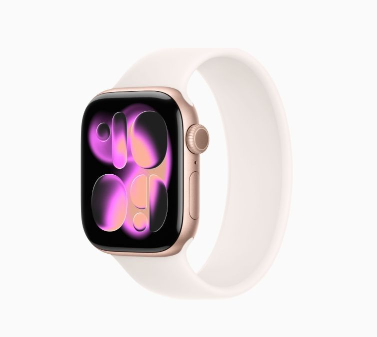 Apple Watch Series 11 GPSモデル 42 mm MEW 24 J A-MY 7 G 3 FE A Size 4 ローズゴールドアルミニウムケース スマートウォッチ