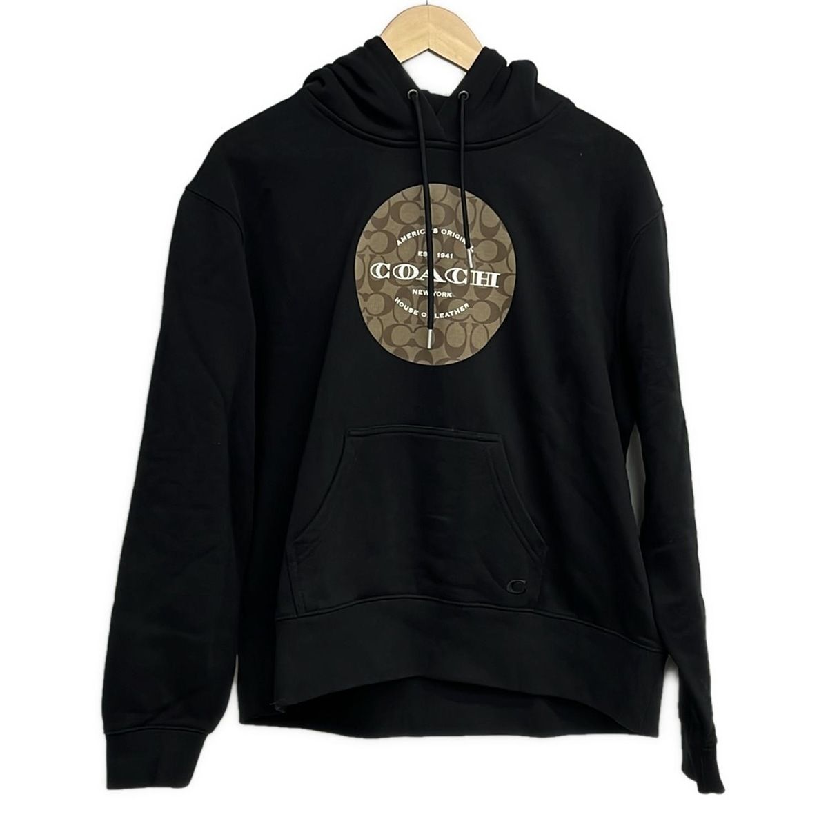 COACH(コーチ) パーカー サイズ165/92A メンズ - 黒 長袖/春・秋物