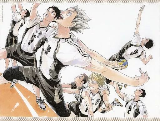 ハイキュー！！ フルカラーBIGアートボード 受注生産品 梟谷学園 中古】雑貨 梟谷学園高校 フルカラーBIGアートボード 「ハイキュー