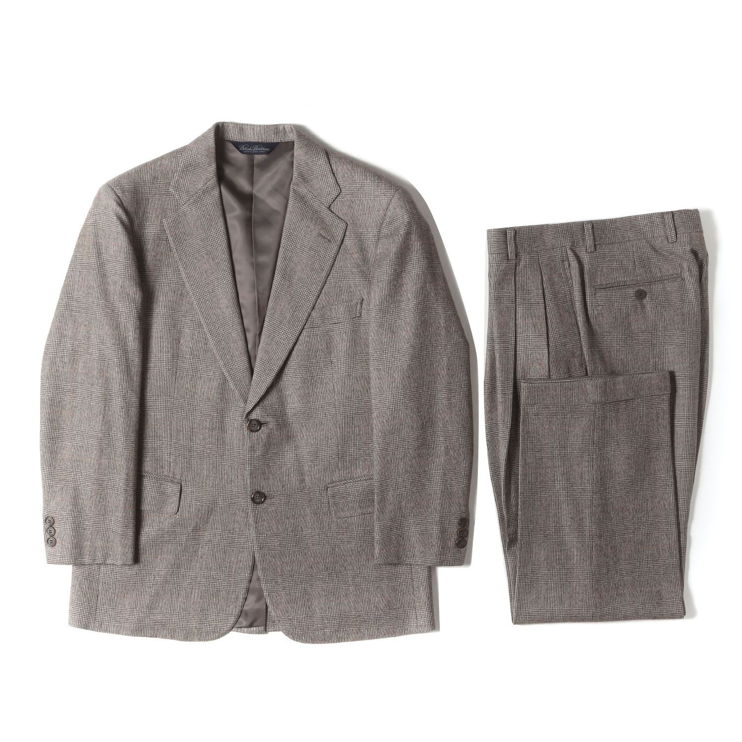 ブルックスブラザーズ グレンチェック テーラードジャケット XLサイズ相当 ブルックスブラザーズ グレンチェック テーラードジャケット XLサイズ相当