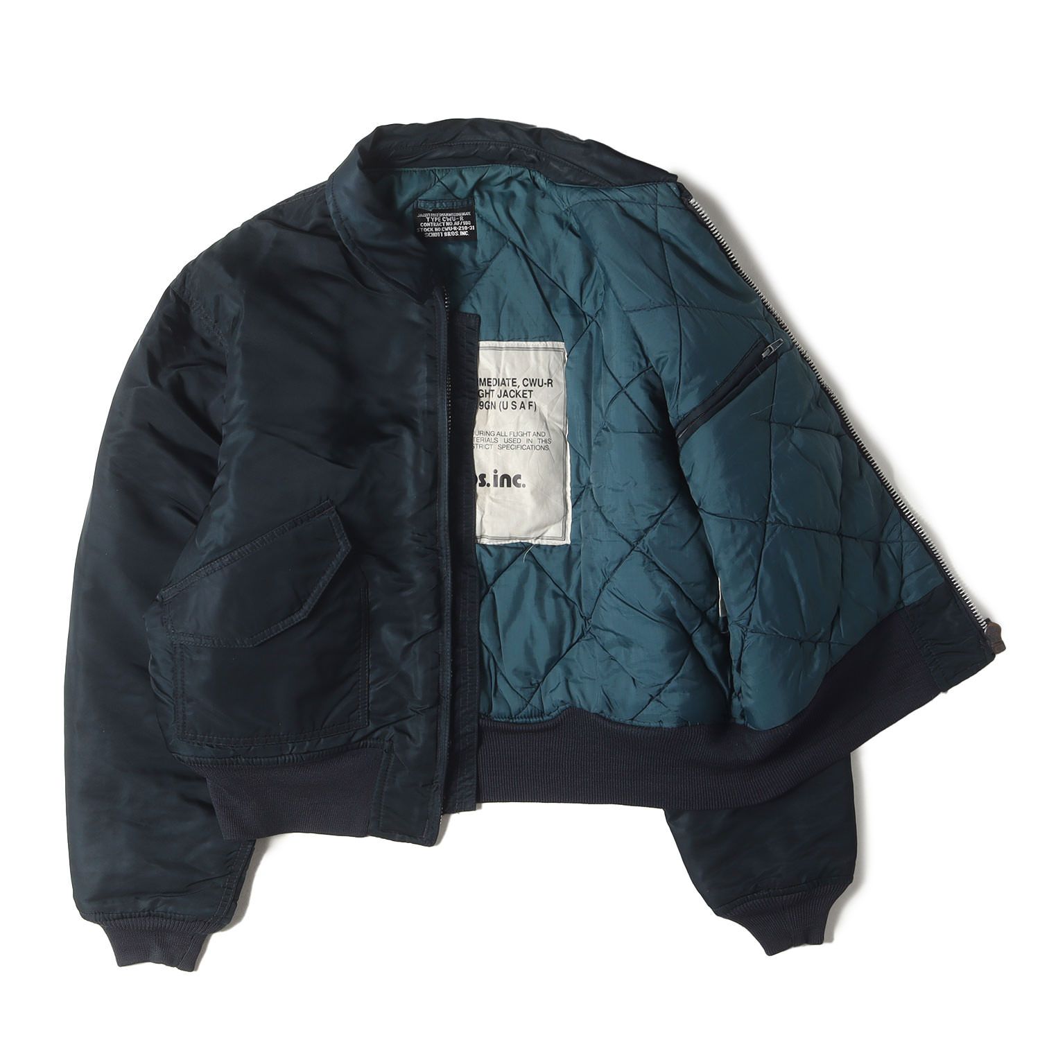 Schott ショット ジャケット ネイビー 紺 サイズ:M | USA製 雰囲気抜群