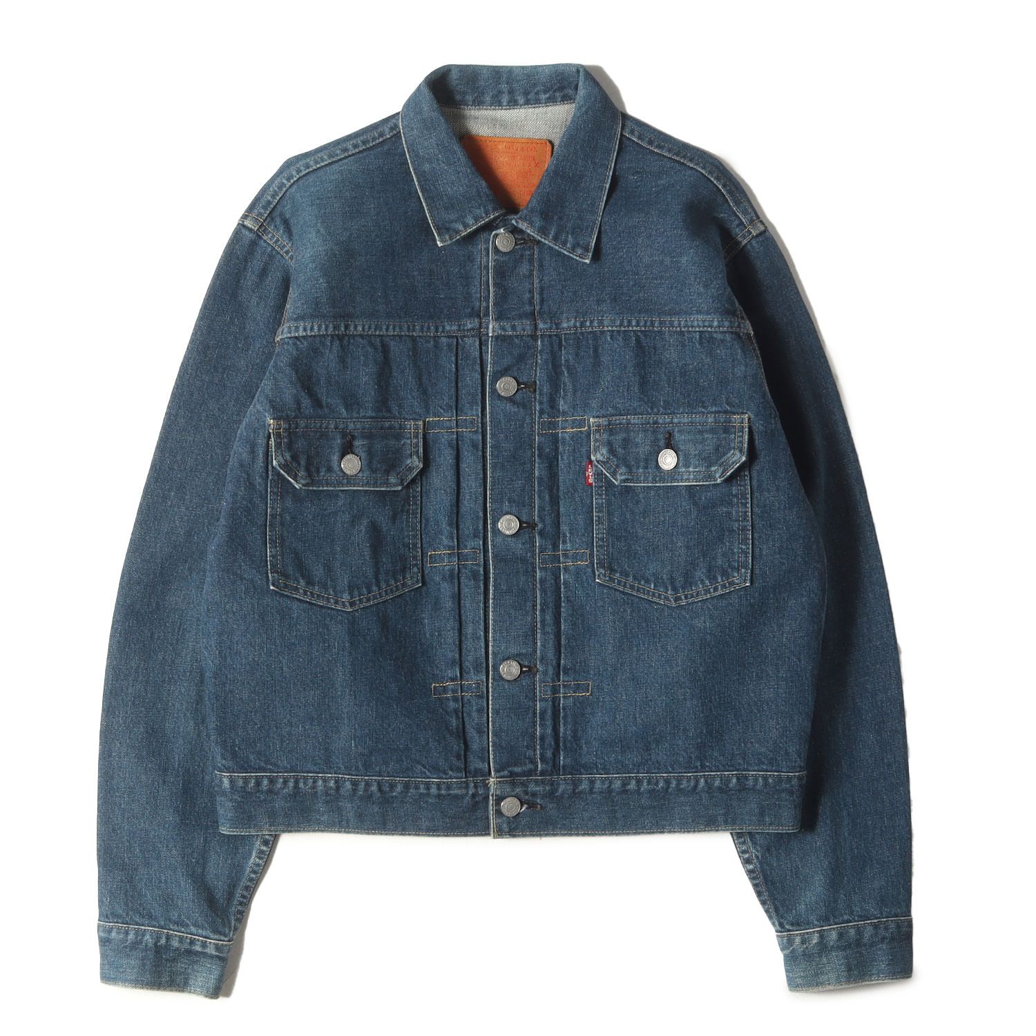 Levis / vintage ヴィンテージ リーバイス ジャケット サイズ: 40 | グッドサイズ | 90s 1950年代復刻 507 2nd デニムジャケット | 日本製 | 71507-XX | インディゴ 50% | アウター Gジャン ブルゾン 上着【メンズ】【中古】【K4649】 Levis / vintage ヴィンテージ リーバイス ジャケット サイズ: 40