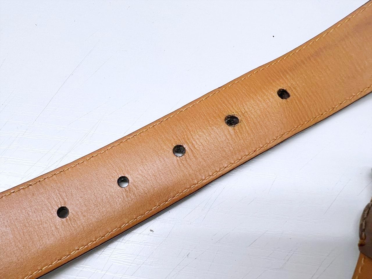 Berluti ベルルッティ Bボリュート スクリットレザー ベルト 100