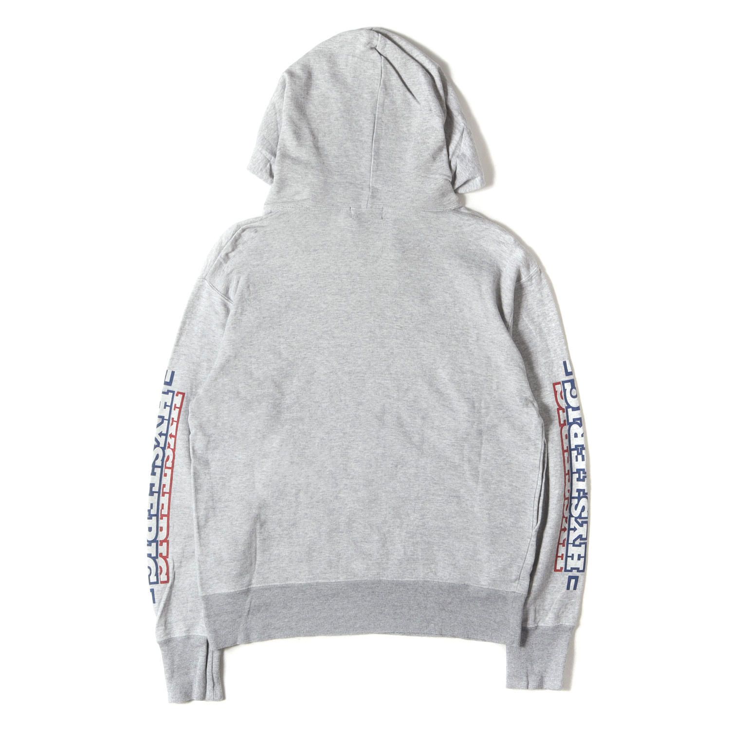 HYSTERIC GLAMOUR ヒステリックグラマー パーカー ヘザーグレー サイズ