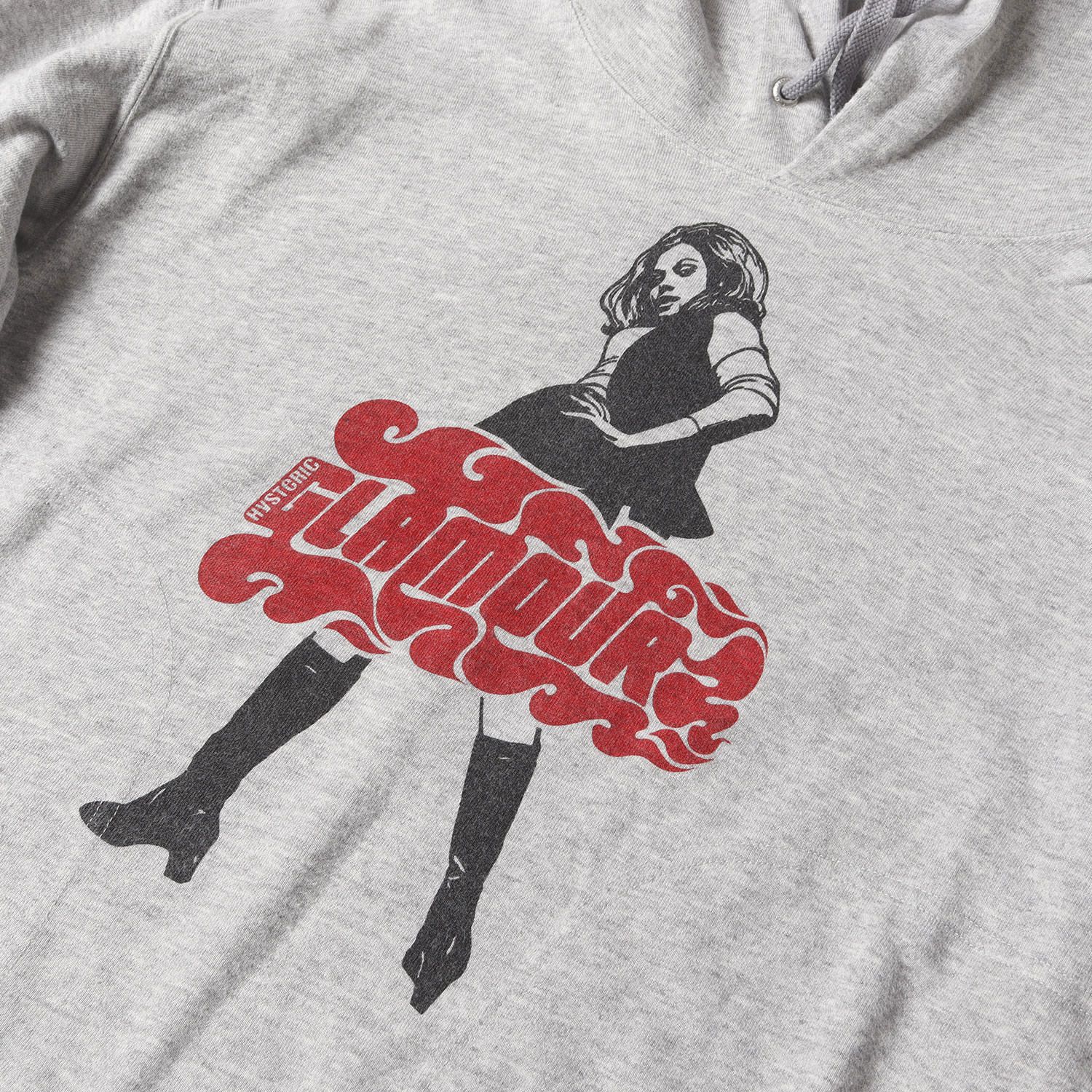 HYSTERIC GLAMOUR ヒステリックグラマー パーカー ヘザーグレー サイズ