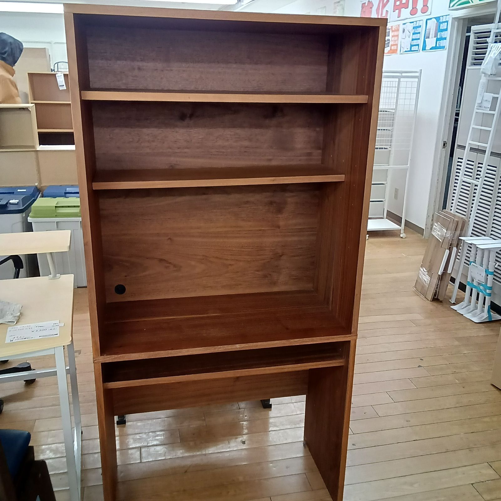 リユースの 計画 スタッキングキャビネット デスクユニット ブラウン 管理1129 02