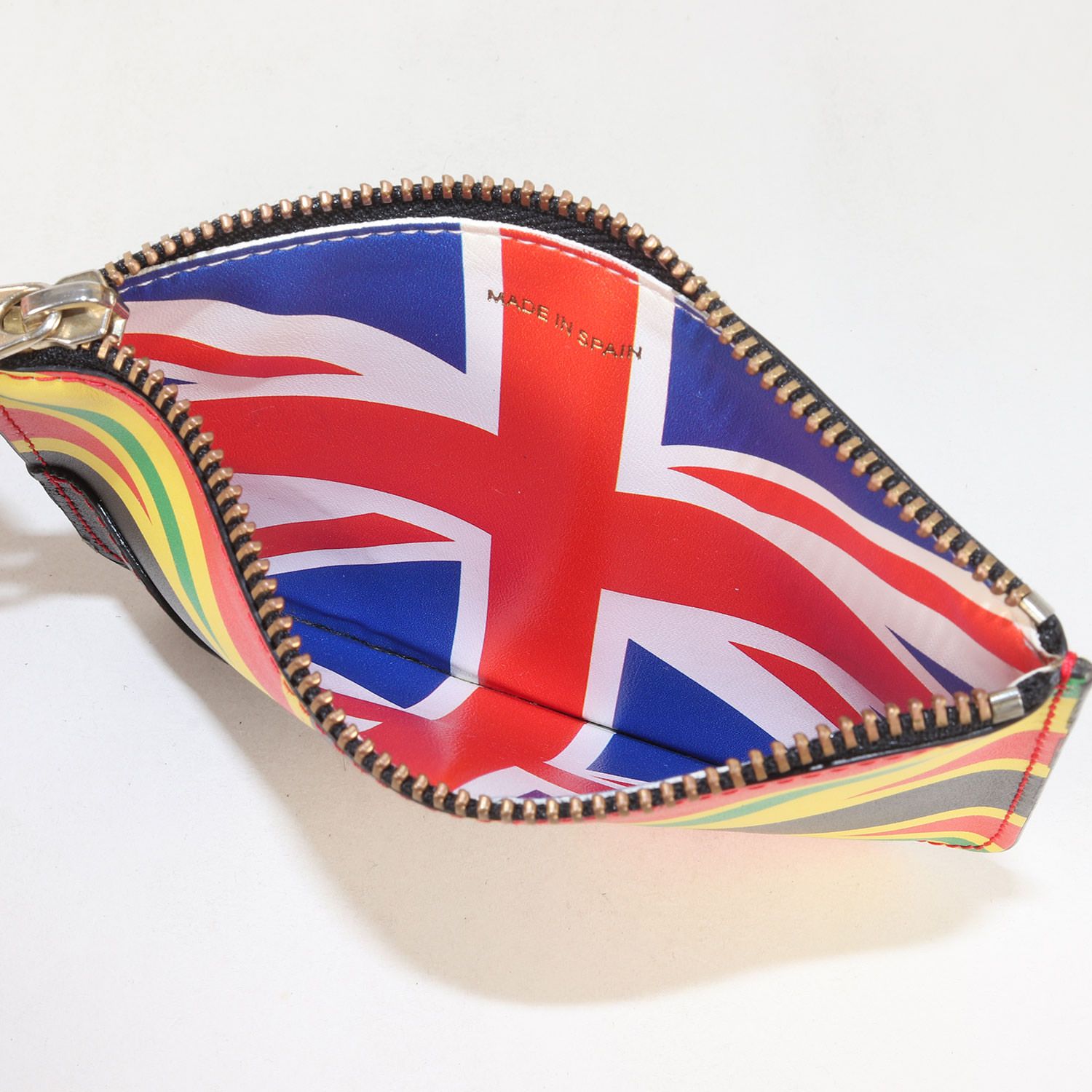 DENIM TEARS デニムティアーズ 24 SS COMME des GARCONS レザー ジップ ポーチ イエロー レッド ブラック コラボ アイテム ファッション 小物 メンズ その他 バッグ メンズ