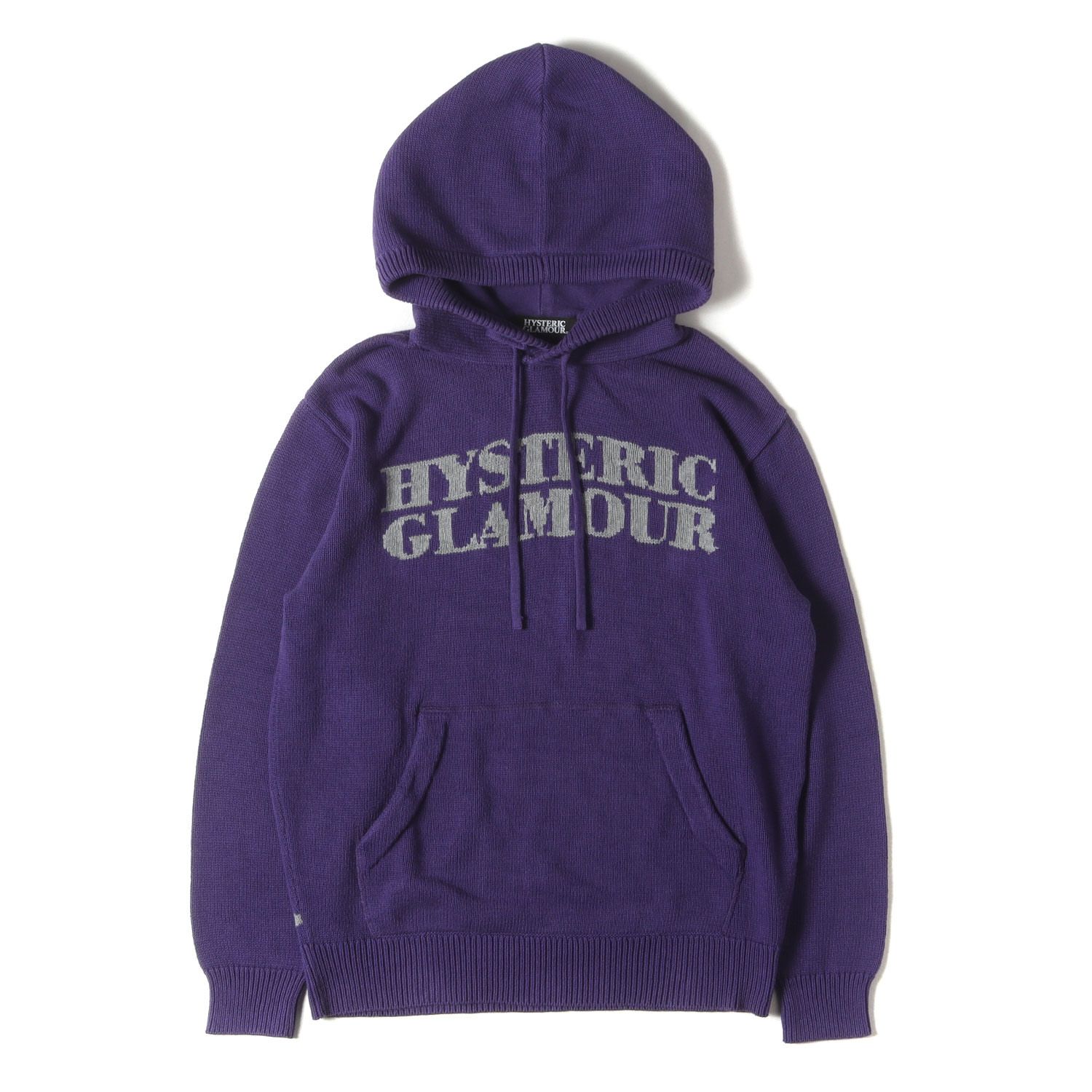 美品】HYSTERIC GLAMOUR ヒステリックグラマー パーカー パープル