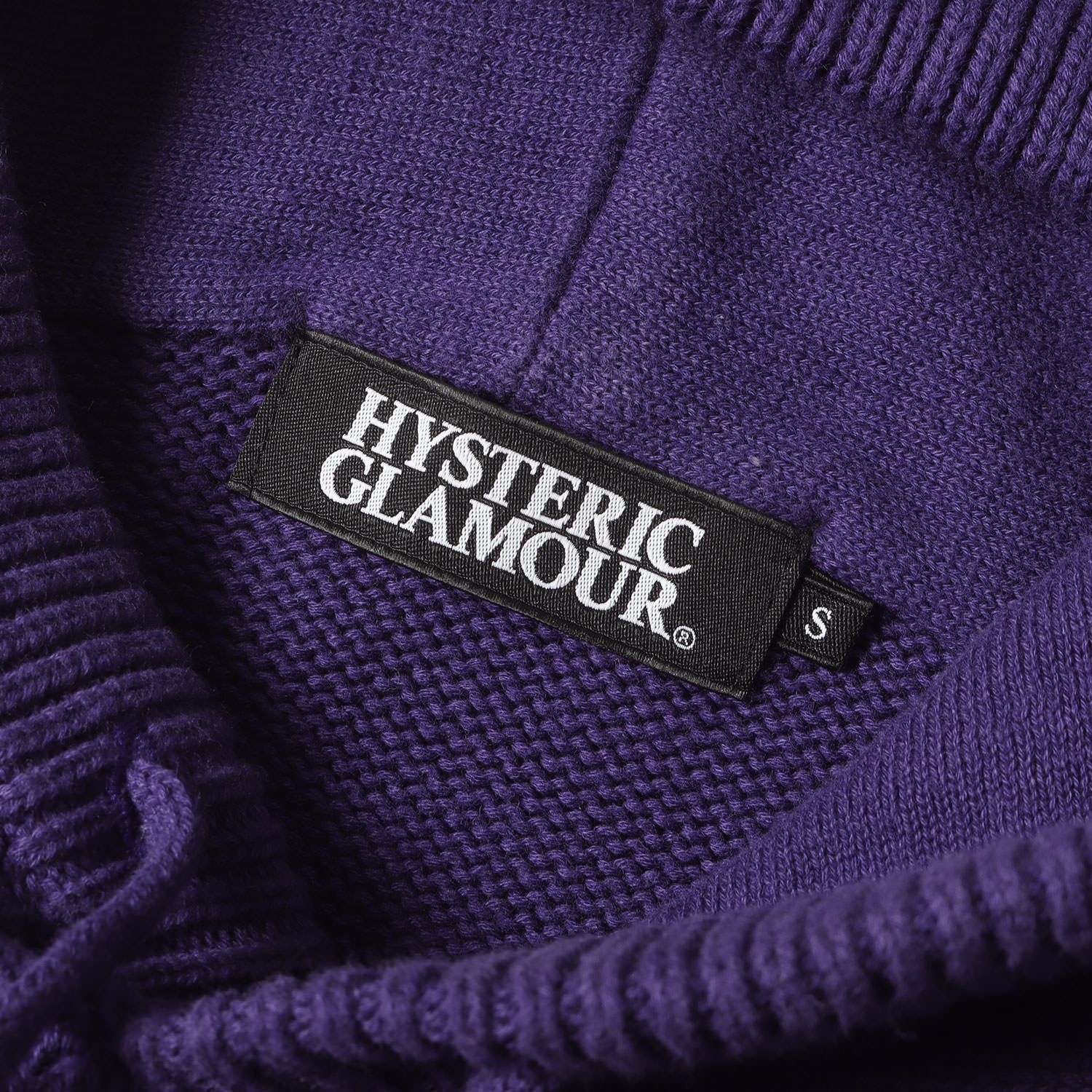 美品】HYSTERIC GLAMOUR ヒステリックグラマー パーカー パープル