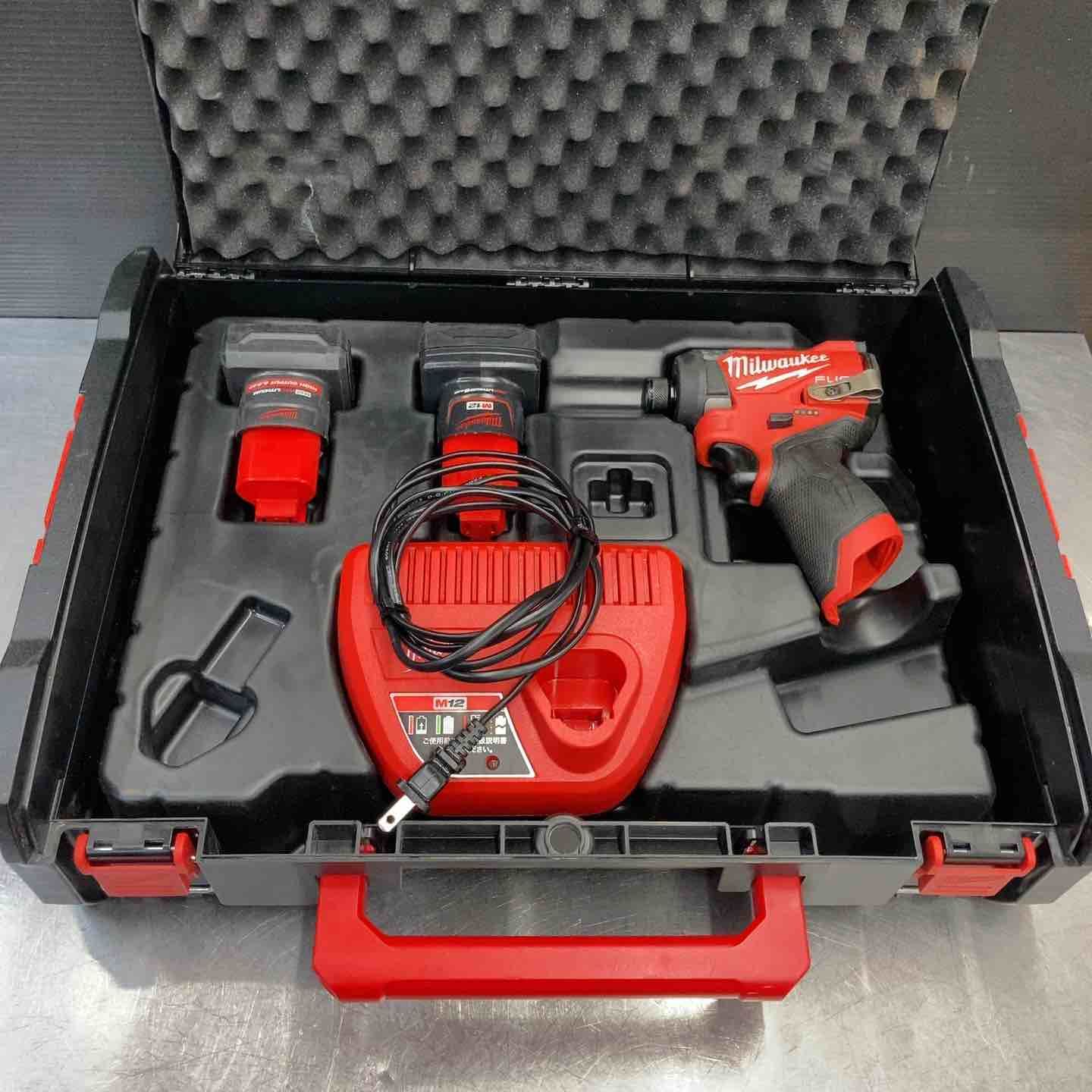 品 ミルウォーキーツール Milwaukee M 12 FUEL V インパクトドライバー フルセット品 FID 2-0 X JP