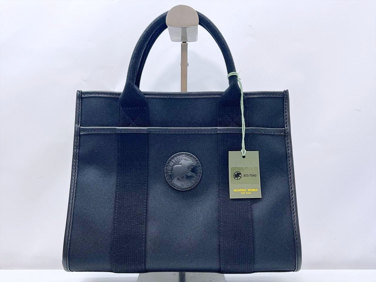 ほぼ未使用 美品 HUNTING WORLD ハンティングワールド サファリロゴ