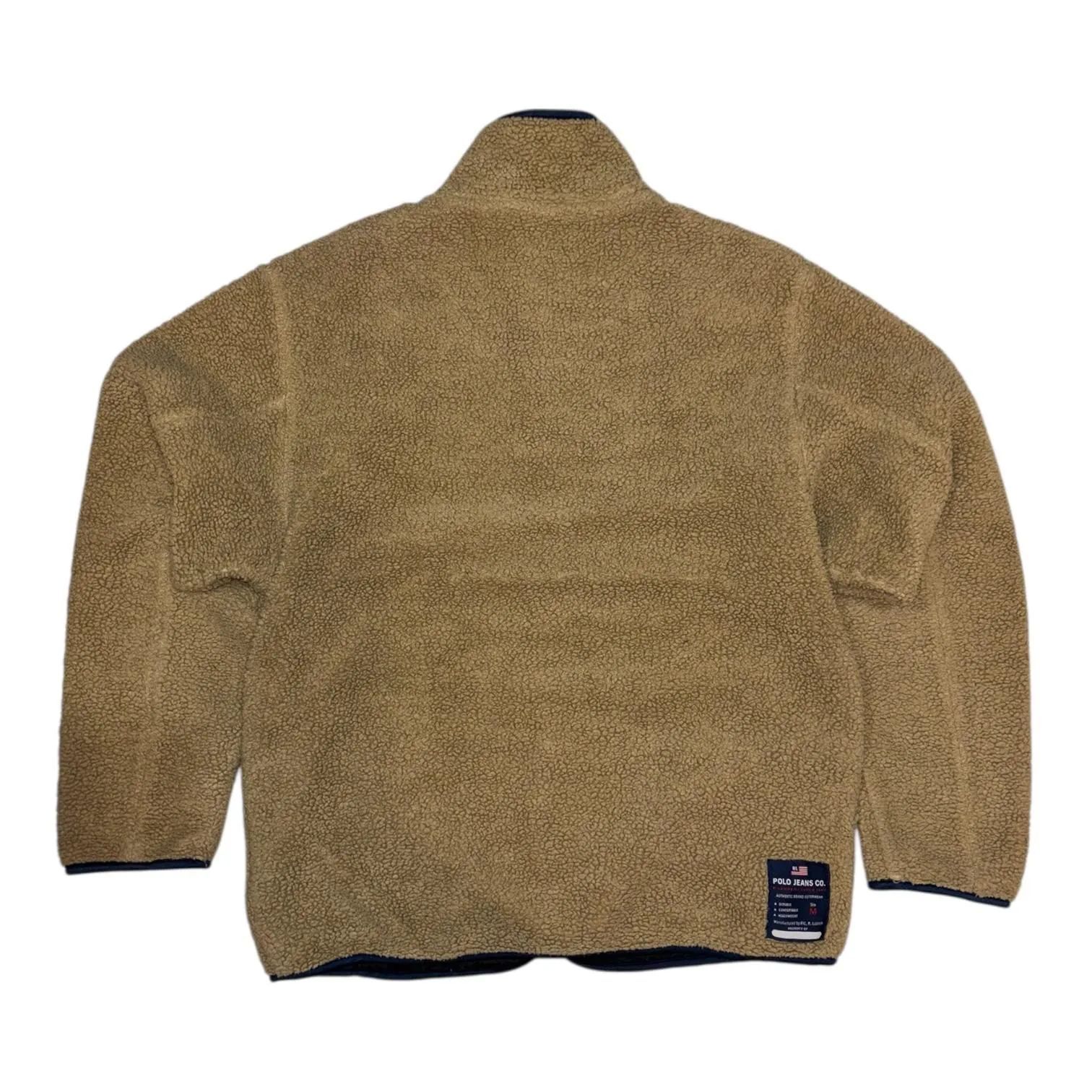 00s POLO JEANS Teddy Fleece JKT M ベージュ ポロジーンズ ラルフ 