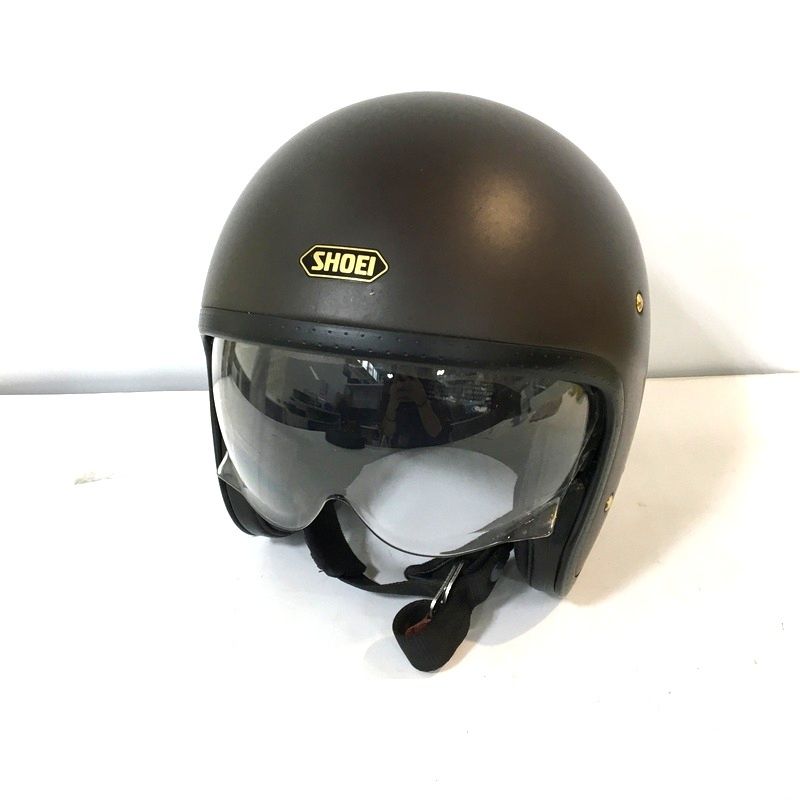 SHOEI ショウエイ J O ジェットヘルメット 除菌消臭済 Mサイズ マットブラウン オートバイ ツーリング ライディング バイカー バイク用品 TA 3760