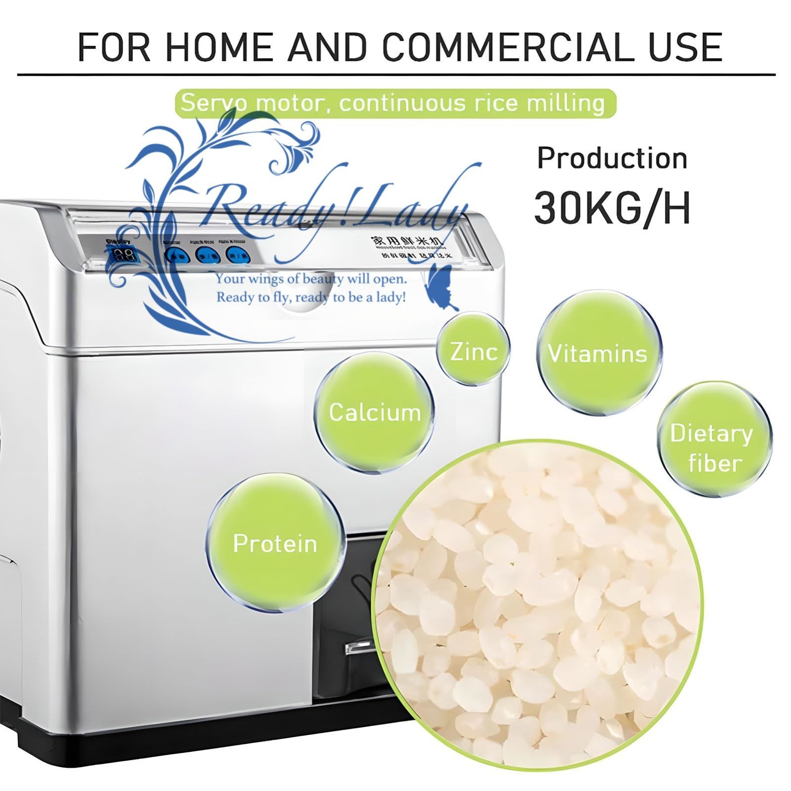 500 Wオートマチックライスブランセパレーター