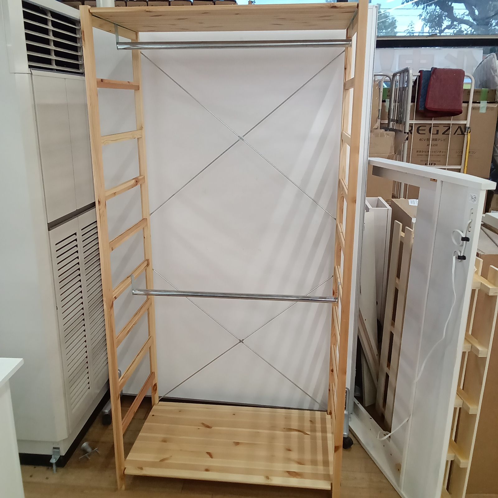 関東地域 販売 リユースの 無印 ユニットシェルフ 管理1129-03