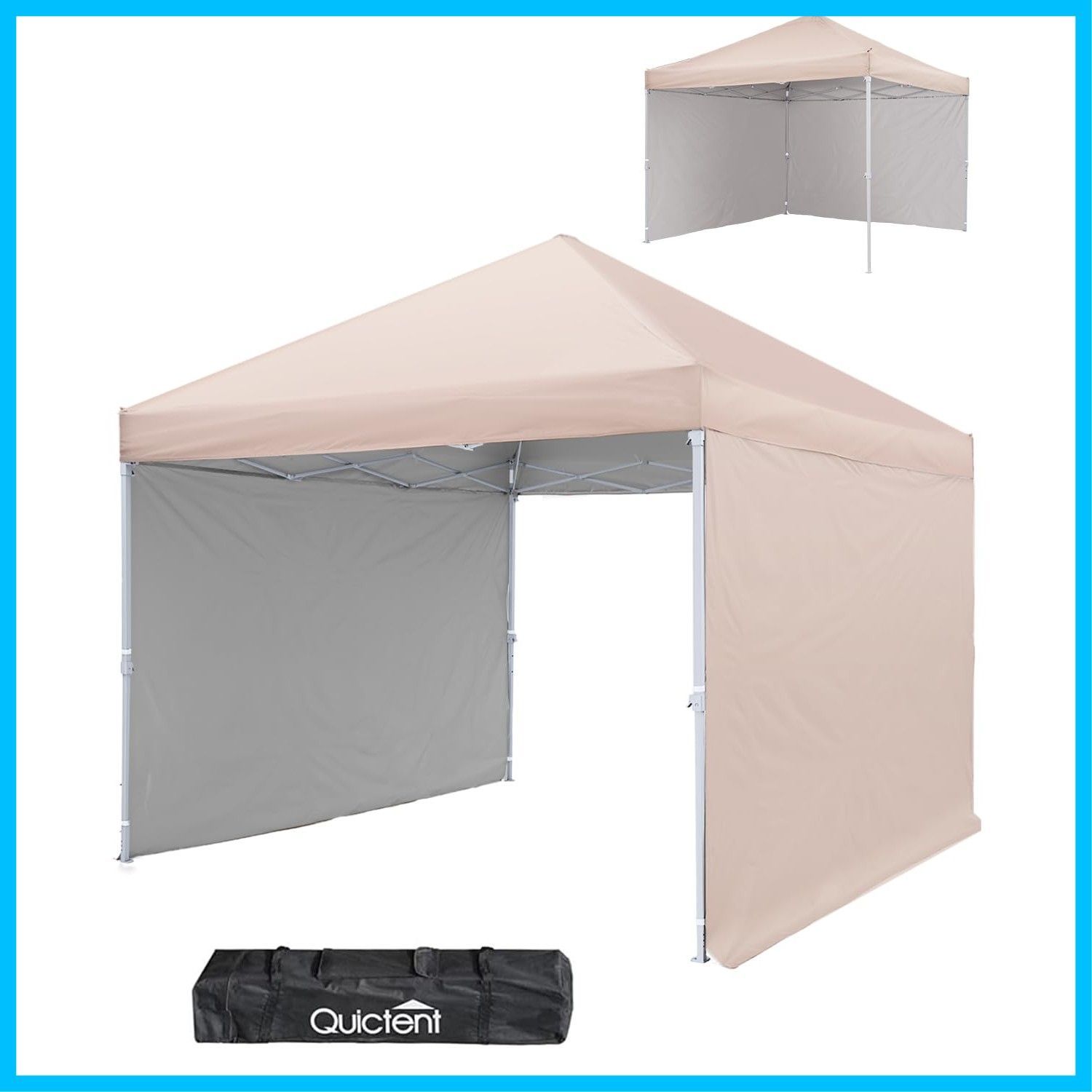 ワンタッチ タープテント 3段階調節 3m/2.5m/2m UVカット 耐水