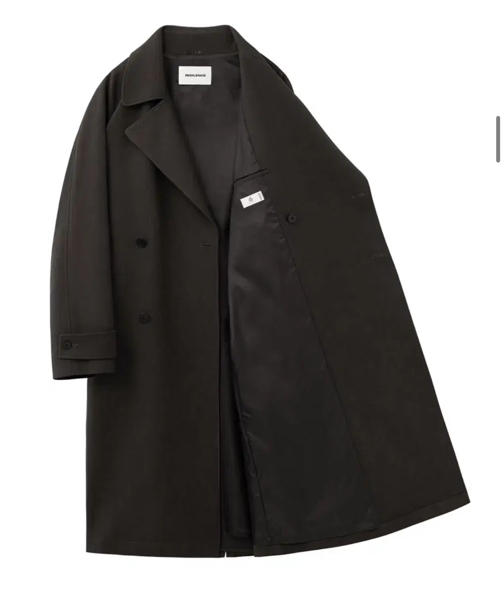 INSILENCE ウール ブレンド ロング トレンチ コート DARK BROWN - メルカリ