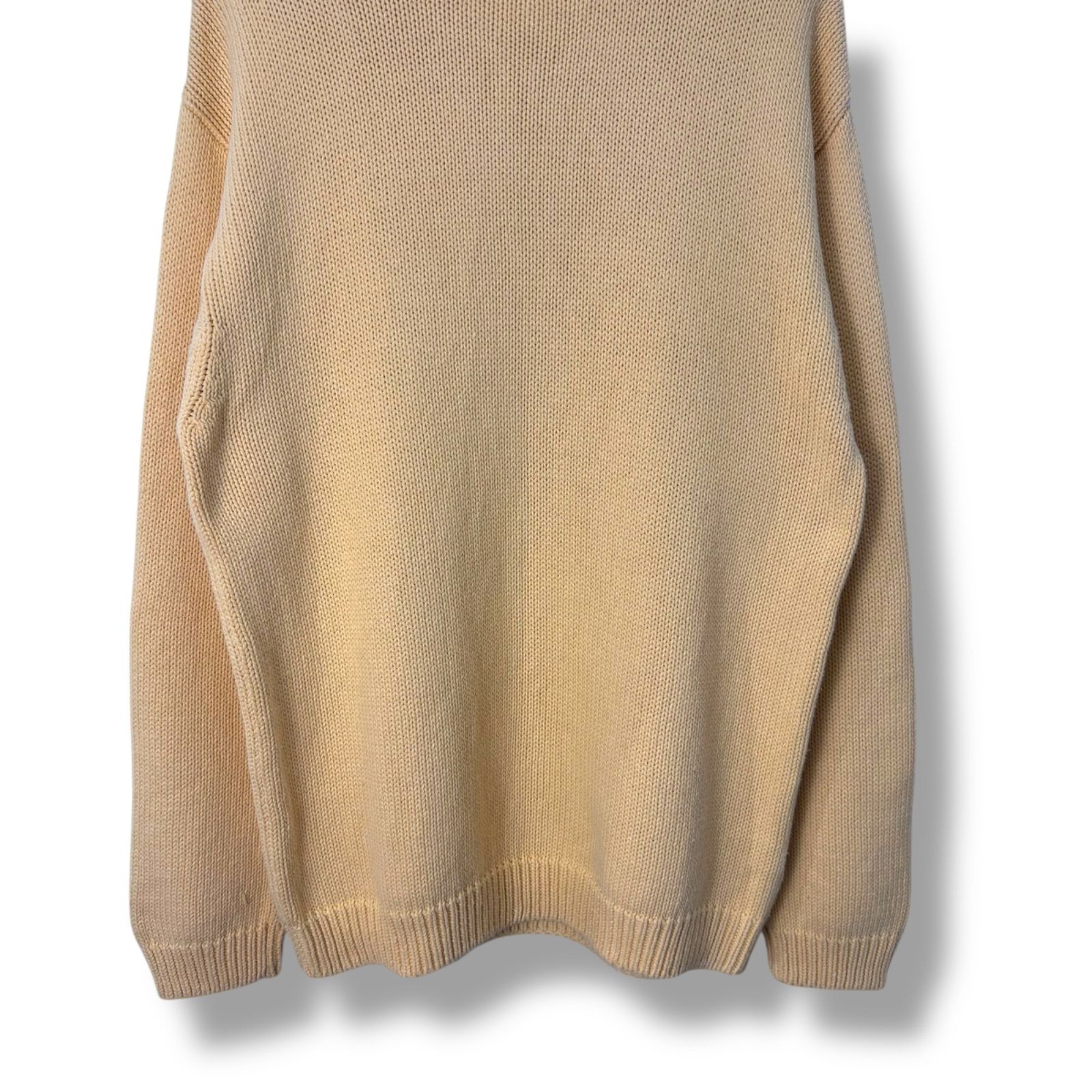 90s Eddie Bauer Cotton Knit 【L】 / 90年代 エディーバウアー 
