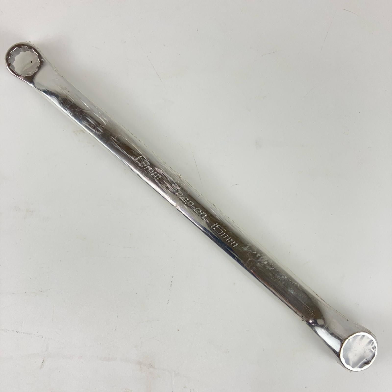 ЗЗSnap-on スナップオン 13 mm 15 10°オフセット メガネレンチ 本体のみ シルバー