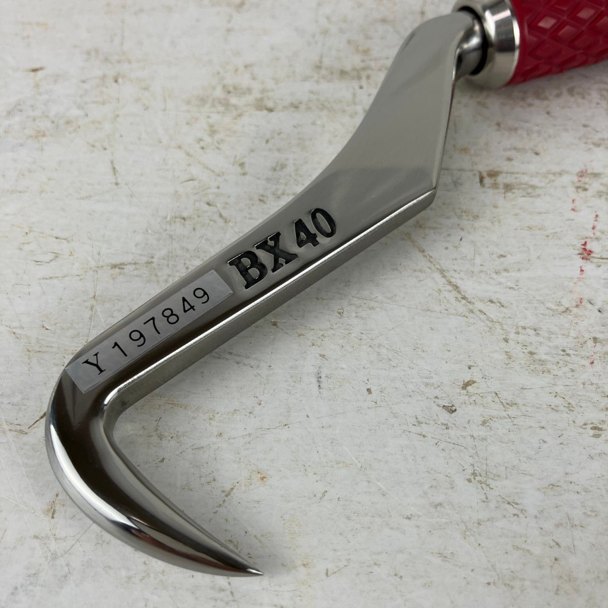  ЗЗMIKI BXハッカー 取説 外 箱破れ有 BX 40 レッド その他 ハンマー てこ 打刻