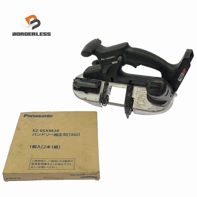 品 Panasonic パナソニック 14 4 V 18 充電バンドソー EZ 45 A 5 刃 付属 コードレス 帯鋸 切断119417