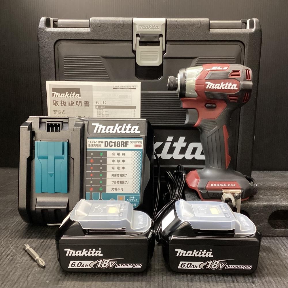 makita マキタ 18 V充電式インパクトドライバ 色 レッド 203