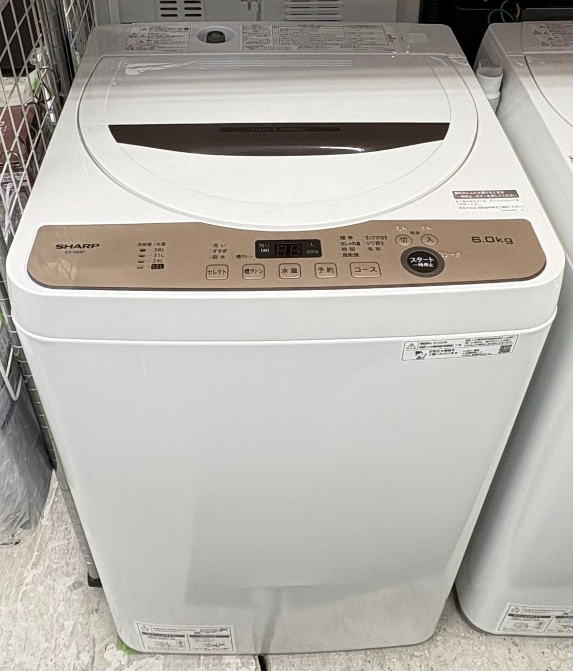 SHARP 洗濯機 6 0 kg 製 ES GE F T