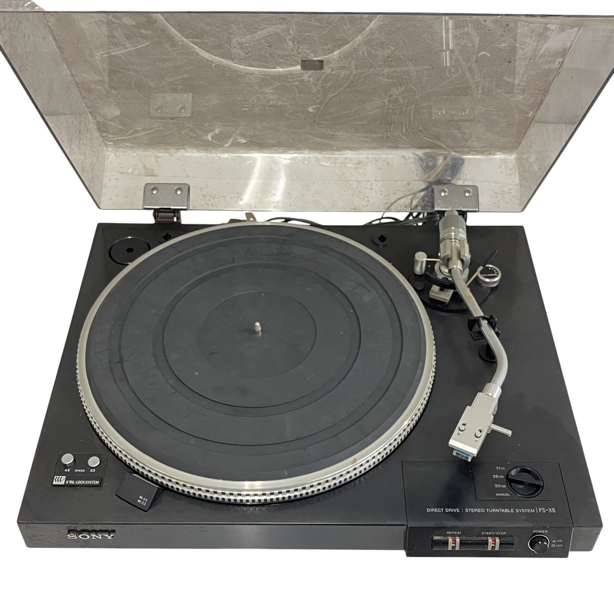 SONY PS-X6 レコードプレーヤー ターンテーブル カートリッジ付 音響