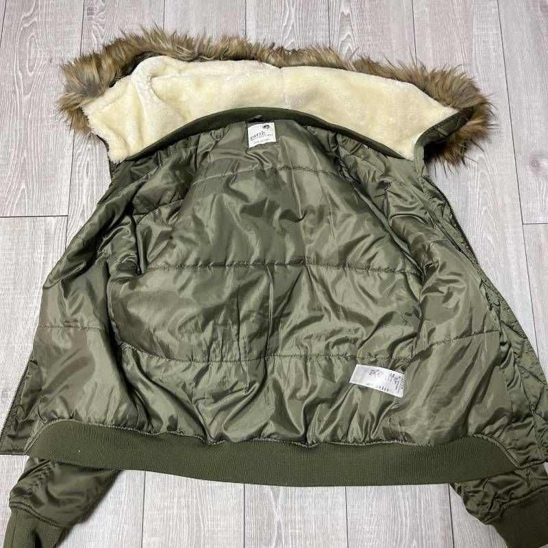 y2k archive N-2B Flight Jacket Fur Cropped Tag Free Size フライト