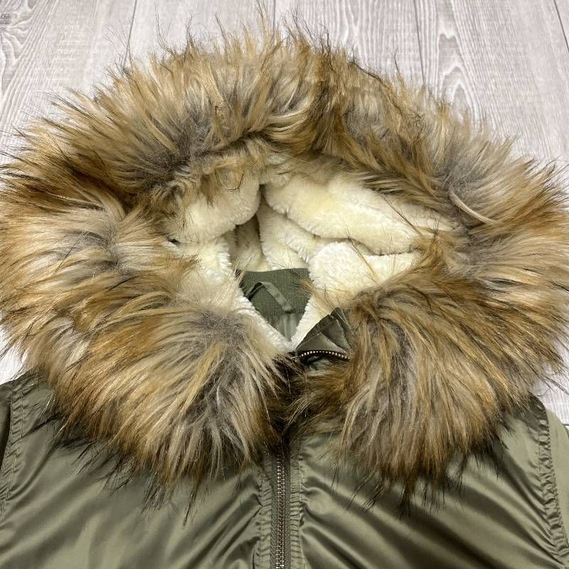 y2k archive N-2B Flight Jacket Fur Cropped Tag Free Size フライト