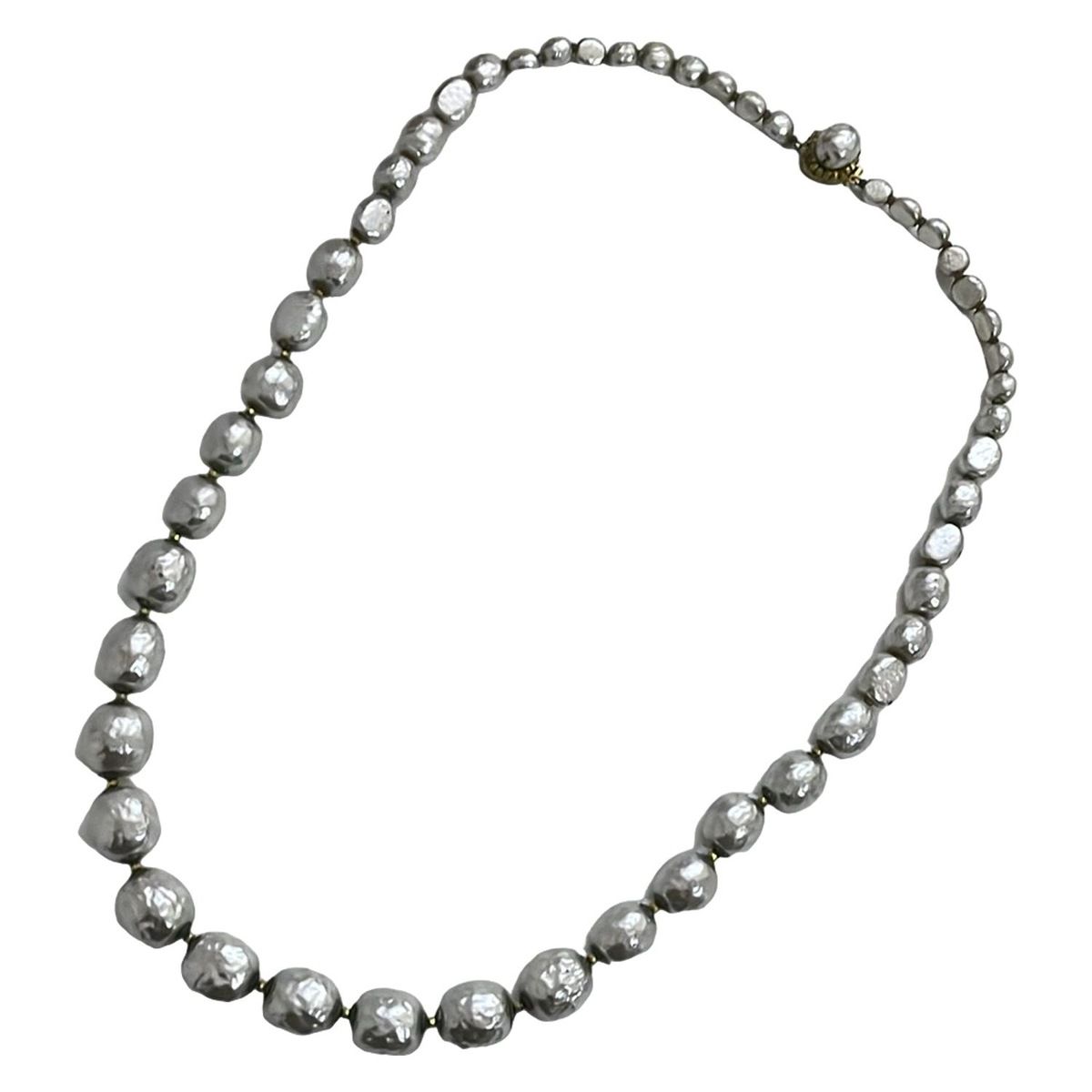 miriam haskell(ミリアム ハスケル) ネックレス シルバー×ゴールド