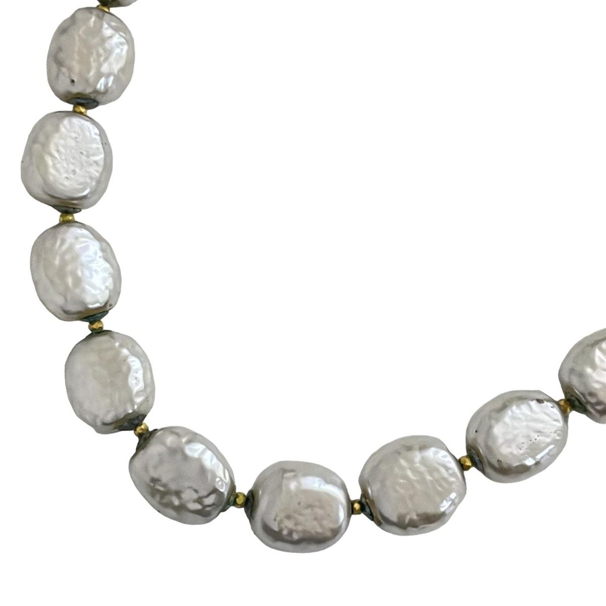 miriam haskell(ミリアム ハスケル) ネックレス シルバー×ゴールド