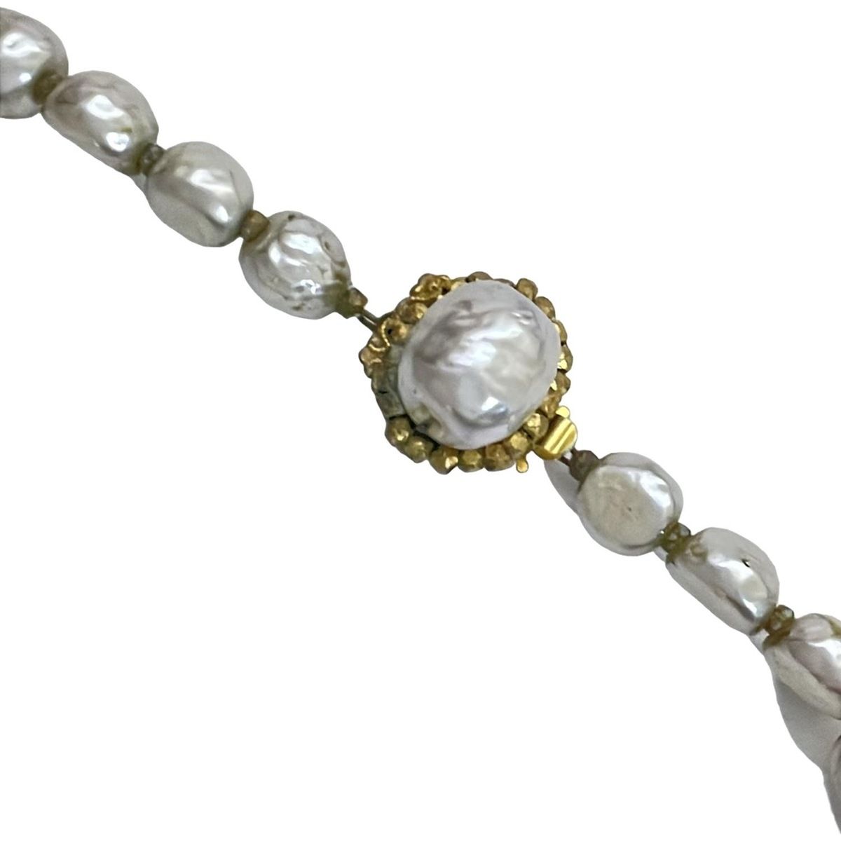 miriam haskell(ミリアム ハスケル) ネックレス シルバー×ゴールド