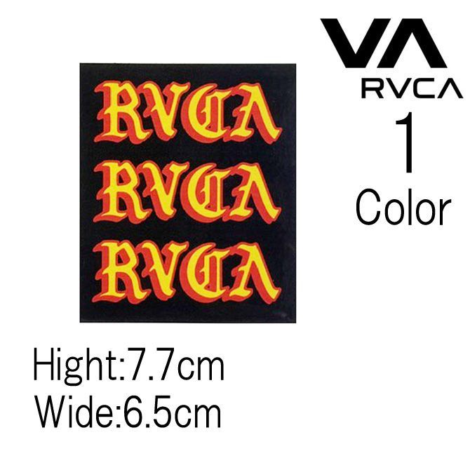 ルーカ Rvca ルカ STANDARD ISSUE STICKER サークルロゴ プリント