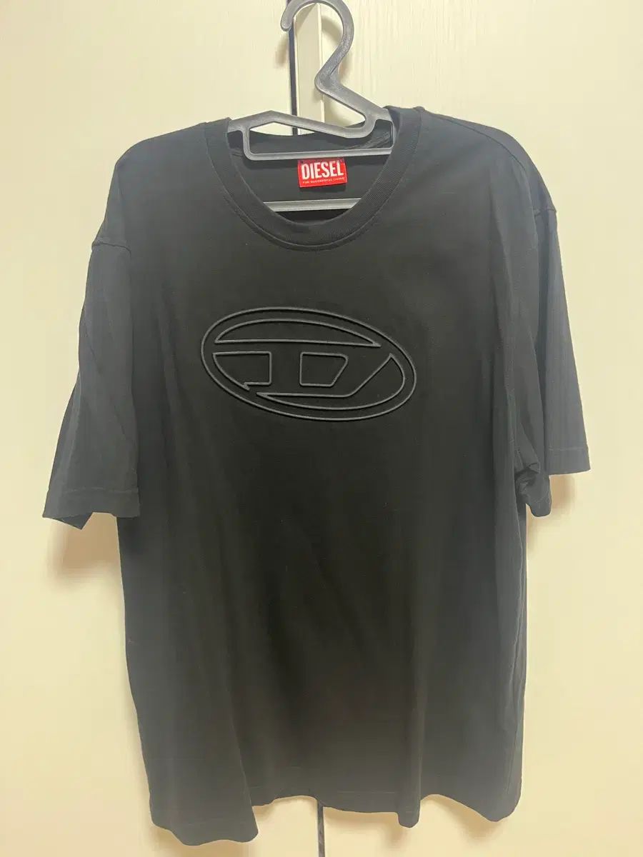 Tシャツ DIESEL メンズ ジップアップ オーバルDメタルロゴ オーバル