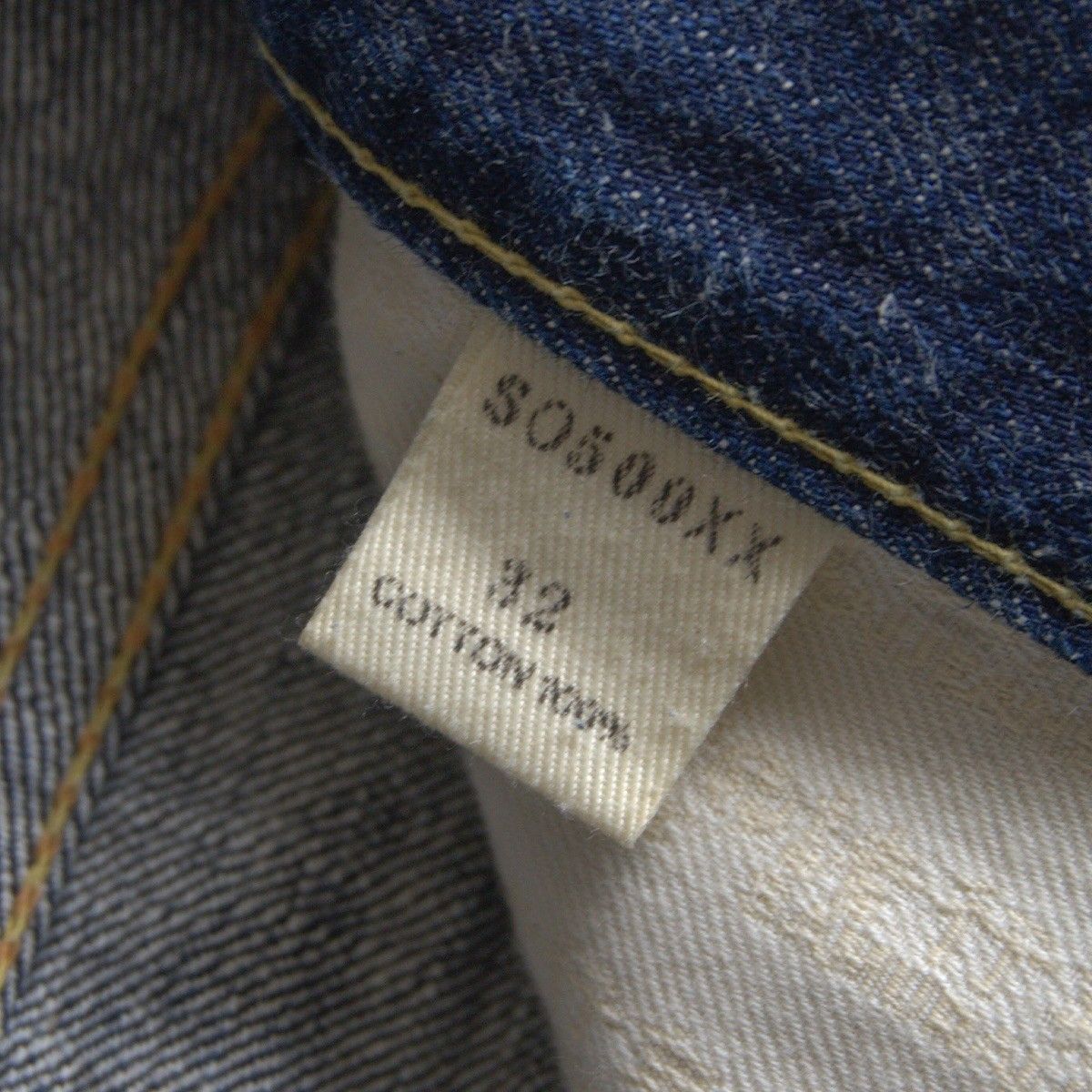 美品】 SAMURAI JEANS【SO500XX 15oz 男気 セルビッチ デニムパンツ