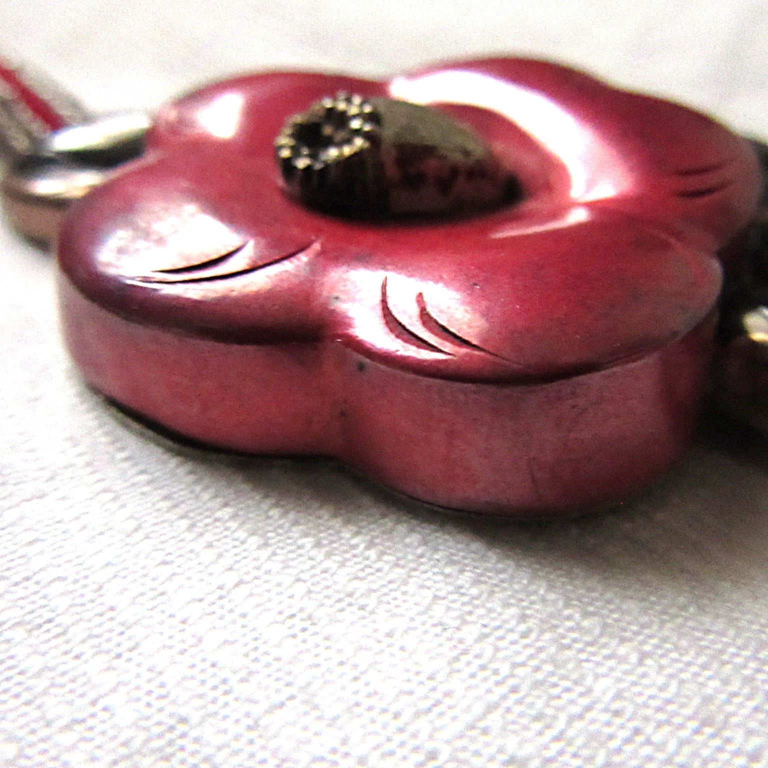  椿 金工 帯留め アンティーク 骨董 帯留 彫金 着物 和装小物 帯留め 根付 帯留め 帯飾り