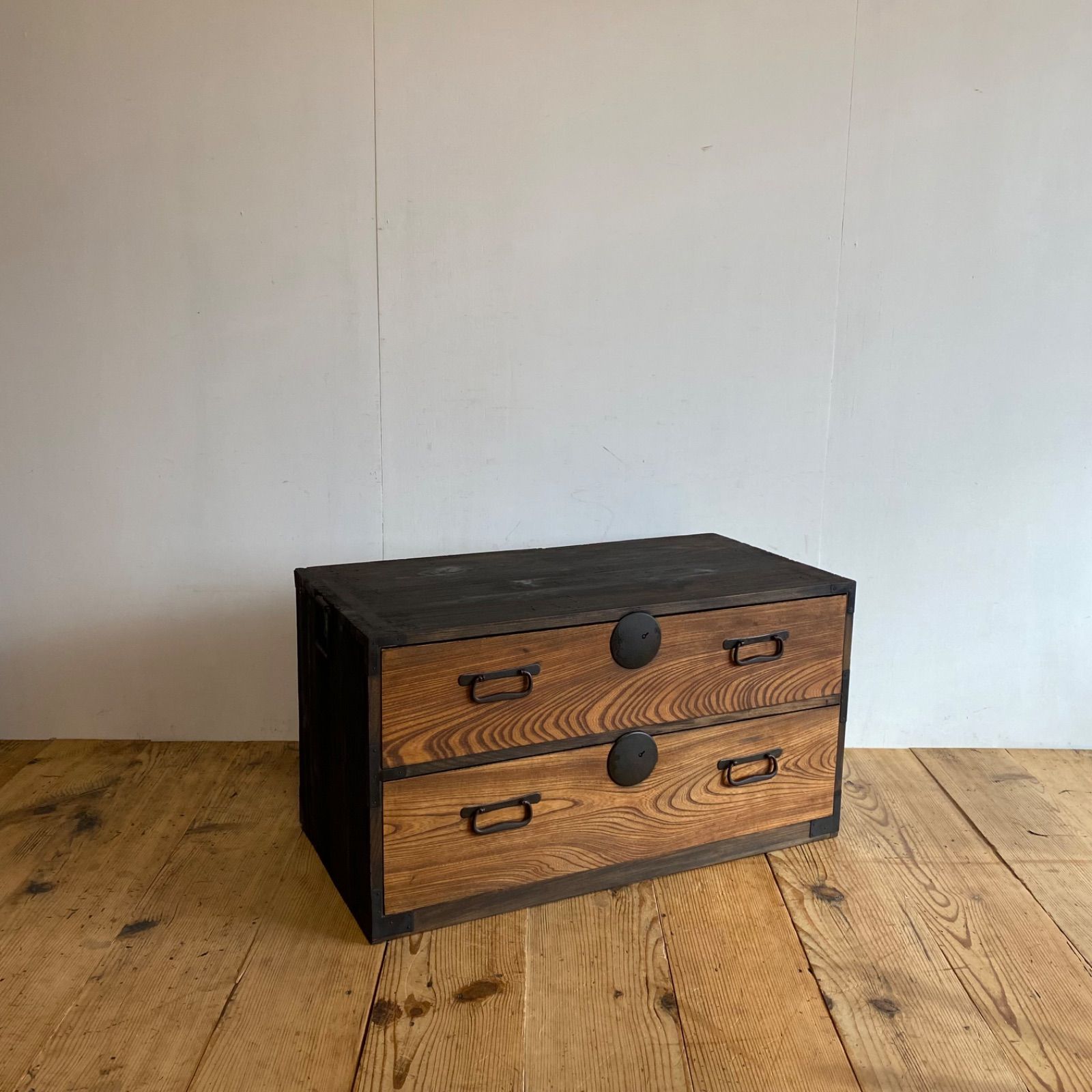 アンティーク チェスト 箪笥 ローボード テレビ台 昭和レトロ y315