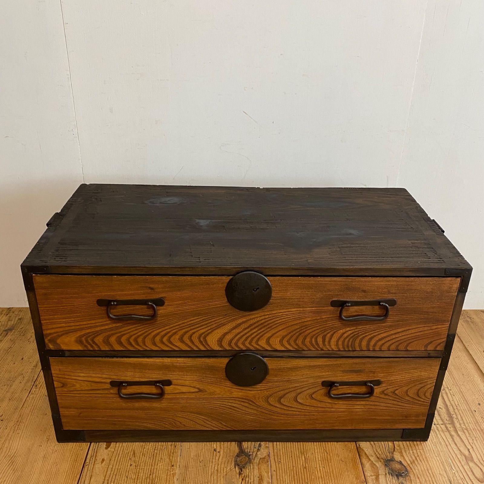 アンティーク チェスト 箪笥 ローボード テレビ台 昭和レトロ y315