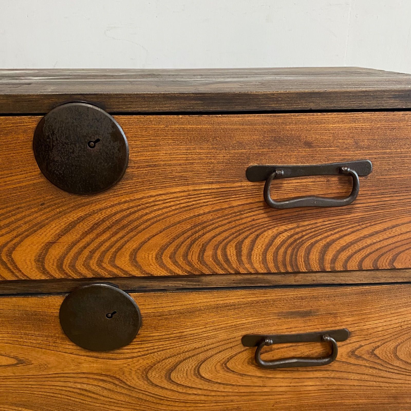 アンティーク チェスト 箪笥 ローボード テレビ台 昭和レトロ y315