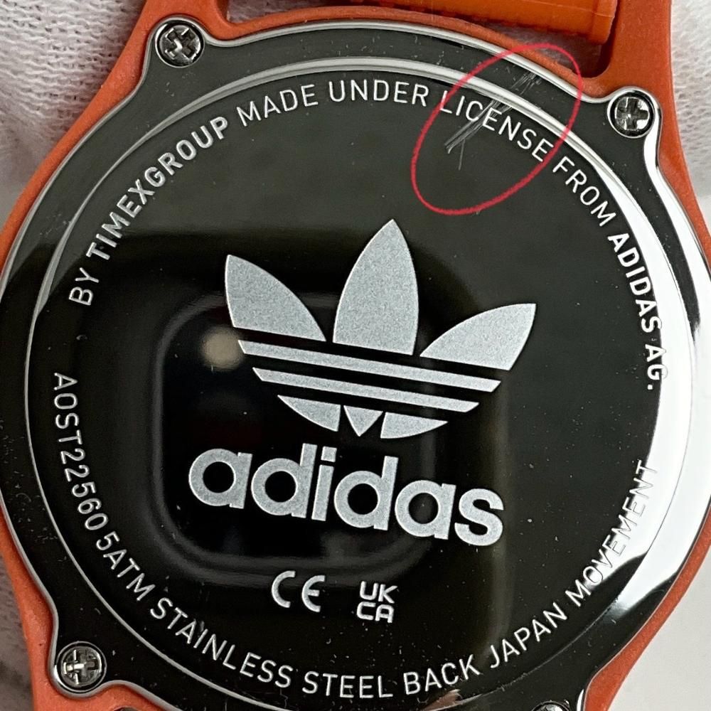 訳ありアウトレット(裏蓋にキズ)] アディダス 腕時計 メンズ