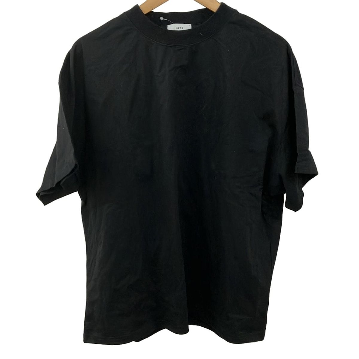 HYKE(ハイク) 七分袖カットソー サイズ1 S レディース美品 - 黒 クルー