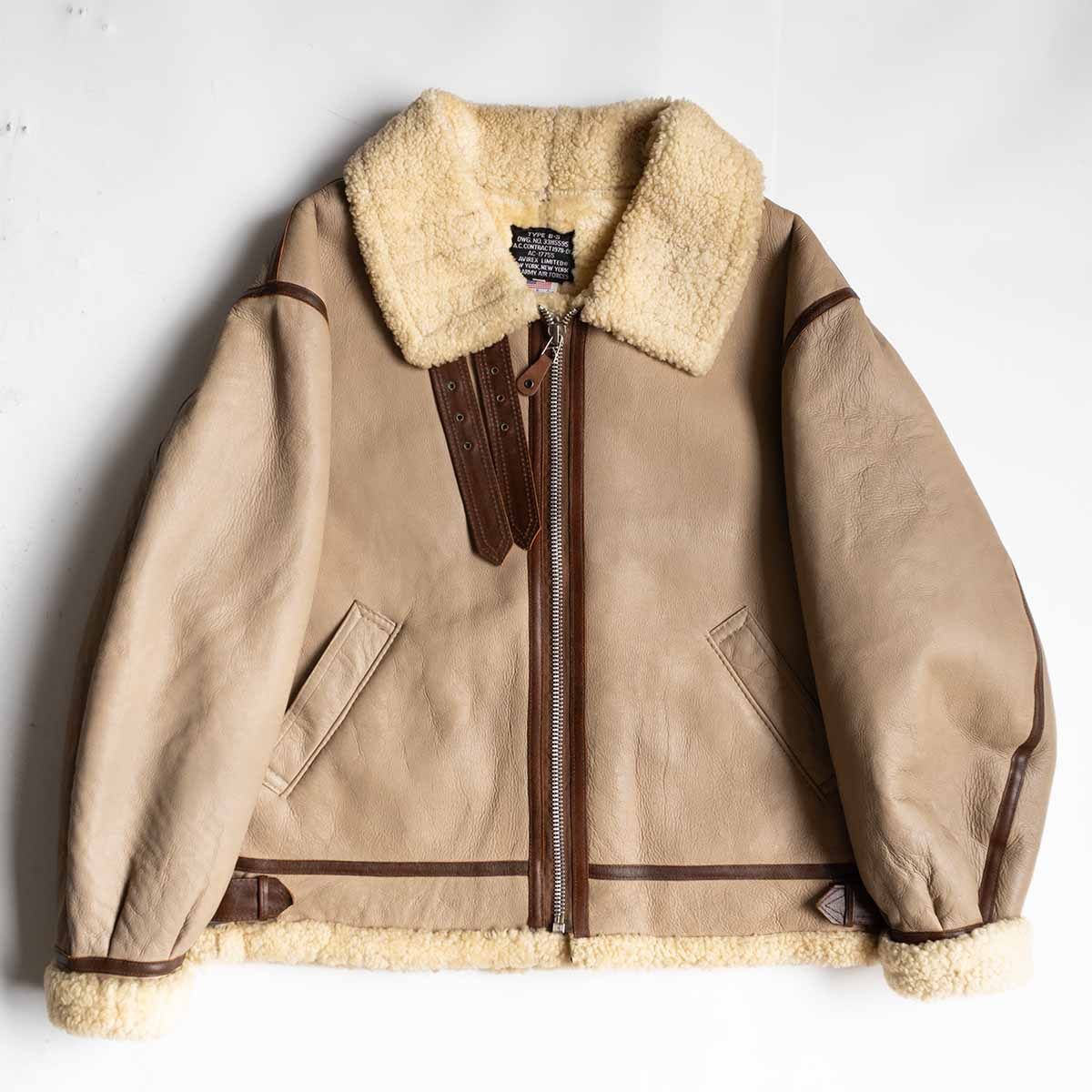 美品 アヴィレックス 本革 TYPE B-3 フライトジャケット リアル 