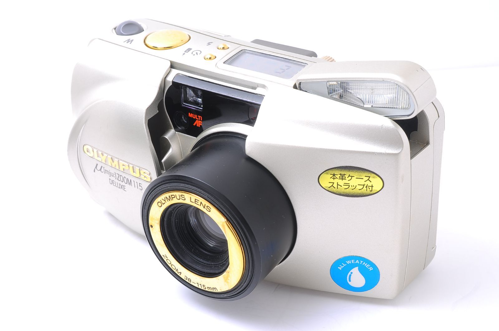 動作良好・付属品付き】OLYMPUS μ[mju:] ZOOM 115 DELUXE／ALL WEATHER