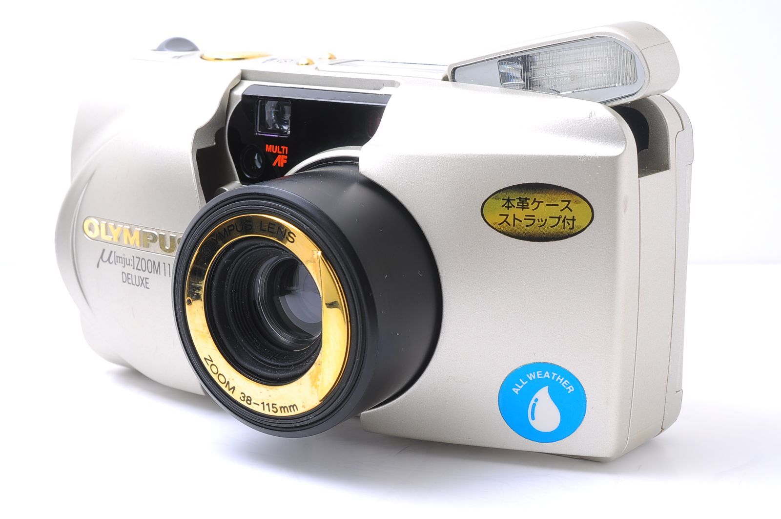 動作良好・付属品付き】OLYMPUS μ[mju:] ZOOM 115 DELUXE／ALL WEATHER